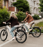 Vélo Électrique Urbain ONESPORT OT05 Longue Portée pour Livraison de Repas, Vélo Hybride Électrique 36V, Vélo Électrique pour Femme, Fatbike, Vélo Électrique pour Couple - Entrepôt UE