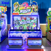Machine de jeu de tir aquatique à monnayeur pour 4 joueurs, modèle « Crisis Rescue », avec système de rédemption de tickets, en promotion directe usine