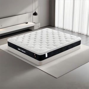 Matelas hybride en mousse personnalisé, imperméable, 6, 8, 10 pouces, fabrication OEM ODM, matelas à ressorts ensachés taille King - Product Image 1