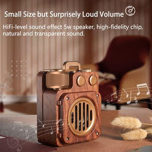 Altavoz Inalámbrico BT, Altavoz Retro, Portátil para Exteriores, Bajos Potentes, Radio Pequeña con Sonido de Alta Calidad - Product Image 4