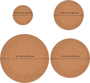 Posavasos para plantas de corcho 2024, almohadilla de corcho DIY, almohadilla para placa de planta para jardinería - Product Image 3