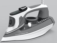 Besi listrik LCD LED tinggi 3000W, dengan Soleplate keramik, Vapor besi uap genggam untuk fungsi kering bersertifikat GS