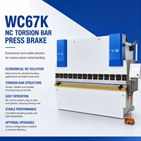 Prensa Plegadora Hidráulica de Barra de Torsión WC67K NC para Plegado Económico de Chapa Metálica