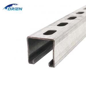 Perfil de canal galvanizado al por mayor directo de fábrica con Canal C de acero estructural de la mejor calidad para material de construcción - Product Image 1