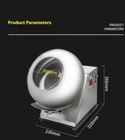 Nouveaux produits : Machine à enrober les chocolats et les noix, petite machine commerciale de mini-enrobage au chocolat, machine à enrober les biscuits au chocolat