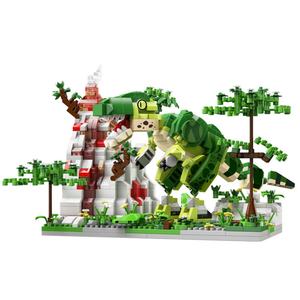 Nouveau produit Jurassic Park Dinosaure Tyrannosaurus Rex Ensemble de blocs de construction éducatifs créatifs pour enfants Jouet OEM en gros - Product Image 5