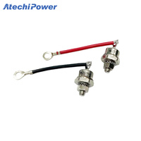 Redresseur à diode ZX70-12 70A 1200V Diode ZX70 12 avec fil 73mm Boulon de générateur 38mm avec cordon
