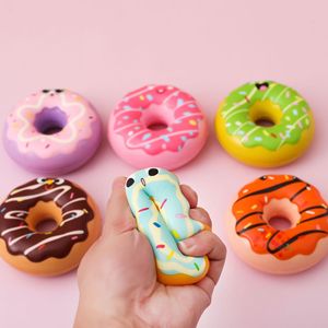 New Arrival Realistic Food Donut Squishy Soft PU Slow <b>Rebound</b> Squeeze Toy Adult Decompression Desktop Decorations Bulk - Product Image 2