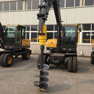 Hydraulische grondboor, paalboor, minigraver-aanbouwboor, boormachine voor HP-3500 hydraulische aandrijving - Product Image 4