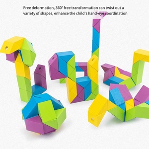 <span class=keywords><strong>2025</strong></span> Hot Bán Mới Xây Dựng Khối Câu Đố Con Rắn Hình Ma Thuật <span class=keywords><strong>Cube</strong></span> Trẻ Em Của Giáo Dục Đồ Chơi Chất Lượng Cao Đồ Chơi Bằng Gỗ - Product Image 5