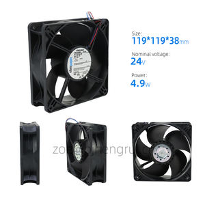Ventilador axial de refrigeración con rodamiento de bolas ebmpapst 4414/2N-522 DC 119x119x38mm 24V DC 3650rpm 205m/h 9293510522 - Product Image 2