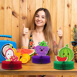 Đồ Trang Trí Trung Tâm Tổ Ong Trái Cây Đồ Trang Trí Tiệc Trái Cây Nhiệt Đới Cho Hồ Bơi Hawaii Bữa Tiệc Theo Chủ Đề - Product Image 6