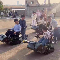 Wobeiqi, Fabricant de premier plan : Mini-chaîne de chenilles commerciale, véhicule d'attraction avec machine à bulles, à vendre