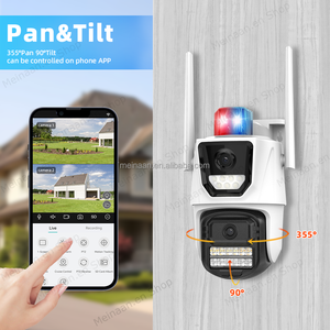 Wholesale 8MP 4K Dual Lens Outdoor Video Wireless WiFi Network <strong>IP</strong> PTZ <strong>Camera</strong> ICSee APP CCTV WiFi Security <strong>Camera</strong> - Product Image 2