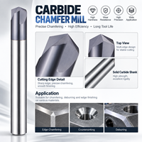 ZROYEE CNC Centre d'usinage dédié carbure fraise en bout finition de précision chanfreinage 0.2mm-12mm Support personnalisé ODM/OEM
