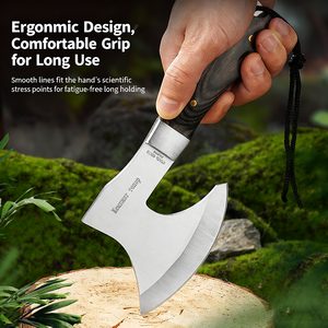 <span class=keywords><strong>Ascia</strong></span> Multifunzionale Portatile con <span class=keywords><strong>Manico</strong></span> in Legno Colorato <span class=keywords><strong>per</strong></span> Campeggio e Soccorso, <span class=keywords><strong>Ascia</strong></span> EMHTiii <span class=keywords><strong>per</strong></span> Idee Regalo di Natale - Product Image 3