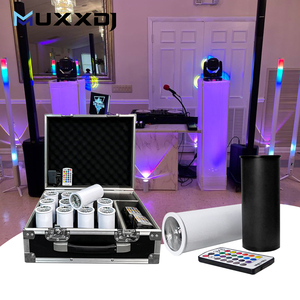 Nouveau Design Chroma Canons 15W RGBWA UV <span class=keywords><strong>Led</strong></span> Stage Dj Lumières Batterie Uplight Sans Fil <span class=keywords><strong>DMX</strong></span> Télécommande Club Lumière Pour Mariage - Product Image 1