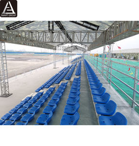 행사를 위한 6 개의 줄 금속 구조상 옥외 Bleacher 강철 경청자 <span class=keywords><strong>Grandstand</strong></span> - Product Image 6
