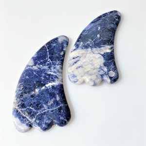 Tablero de masaje en forma de garra de <span class=keywords><strong>sodalita</strong></span>, herramientas Gua Sha, Guastone - Product Image 2