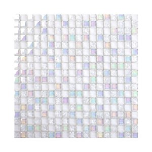 Moderne Piastrelle di Lusso in <span class=keywords><strong>Mosaico</strong></span> di Cristallo Nero con Design a <span class=keywords><strong>Mosaico</strong></span> Quadrato di Foshan per Decorazione Murale - Product Image 5