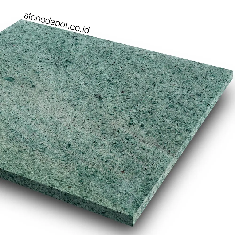 Natuursteen Groene Sukabumi Voor Zwembad Tegels Anti-Slip Premium Bali Groene Tegels Vloeren Wanden 100x100x10mm