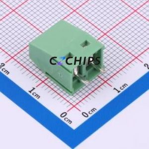 VI0221520000G Screw Terminal Block Through hole Component (THT),P=5.08mm Connector 5.08mm Green Through Hole 2P - Product Image 2