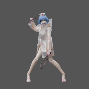 Figurine d'action LEVEL9 Club Chaos Frontline Series Diablo Doctor & Crazy Nurse PVC 1/12 Tide Playing - Product Image 5