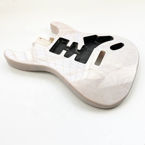 ตัวกีตาร์แบบกำหนดเอง สีขาว ทรงบาร์เรล ไม้แอช พร้อมขาย - Product Image 5