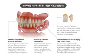 Rifornimento della fabbrica impiallacciatura protesi denti falsi acrilico dentale composito denti - Product Image 6