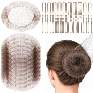 50 Redes para el Cabello de Algodón, Invisibles, con Borde Elástico, para Moños de <span class=keywords><strong>Ballet</strong></span> y Danza, 20 Negras, para Adultos - Product Image 2