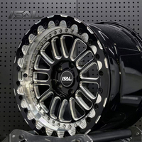 Jantes ISAL multi-rayons forgées sur mesure Beadlock Drag Racing 5x127 pour Corvette C7 C8 Lamborghini Huracan Audi R8 M340i M5