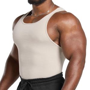 Singlet de sport pour homme, été, pur coton, absorbant la transpiration, séchage rapide, singlet de course, fitness, basketball, singlet pour homme - Product Image 2