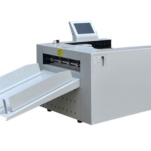 Plieuse numérique de bureau semi-automatique 520 mm pour feuilles de papier, plieuse manuelle, plieuse automatique, découpeuse et plieuse - Product Image 1