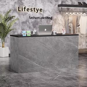 Vente flash : comptoir de réception de bureau, comptoir de réception pour spa et salon - Product Image 2