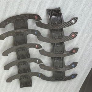 Palancas de Cambio de Marchas de Fibra de Carbono Azul para <span class=keywords><strong>BMW</strong></span> Serie 1 2 3 4 5 6 7 8 F40 M135i F44 G42 G20, Extensiones de Palanca de Cambios para Volante, Repuesto - Product Image 5