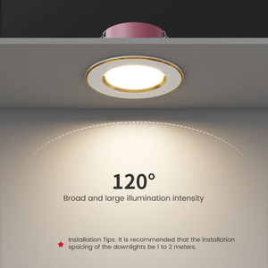 Spot LED Encastré en Aluminium pour Plafond, Éclairage Intérieur de Gros à Trois Couleurs Changeantes - Product Image 4