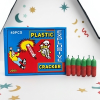 J005 Tube en plastique Thunder Cracker, capsule explosive puissante pour feux d'artifice, vente en gros d'usine