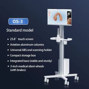 Luxurious Medical Cart All-in-one Screen PC <strong>Computer</strong> 23.8 Inch Mobile Dental <strong>Trolley</strong> for Dental Clinic Beauty Salon - Product Image 4