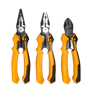 Kìm điện đa chức năng cấp công nghiệp, dùng để bóc vỏ, cắt, ép dây điện, dụng cụ cầm tay tự làm - Product Image 3