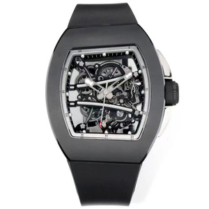 นาฬิกาข้อมือผู้ชายระบบกลไกคุณภาพระดับหรูที่ขายดีที่สุดตลอด 26 ปี พร้อมหน้าปัดเซรามิกสีดำ เข็มเรืองแสง และเม็ดมะยมคาร์บอนไฟเบอร์ - Product Image 1