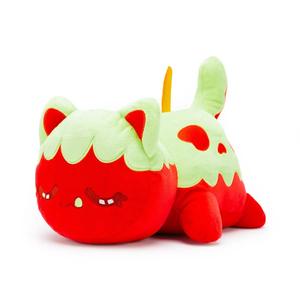 Nuovo cartone animato carino per andare prono decorazione per la stanza delle bambole della mela rossa giocattolo di peluche di compleanno regalo di peluche - Product Image 6