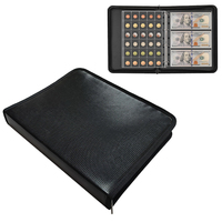 Pochette ignifuge pour 40 pièces de collection de devises, dossier ignifuge pour cartes à collectionner, sac ignifuge adhésif
