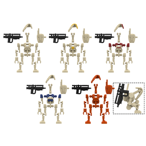 MY901-905 Droidi Pilota di Sicurezza del Comando di Battaglia, Mini Blocchi di Costruzione in Plastica Space Wars da Assemblare e Collezionare, Giocattoli Regalo per Bambini - Product Image 2