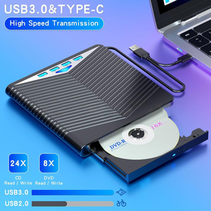 AMZ Offre Spéciale 7 en 1 <span class=keywords><strong>USB</strong></span> 3.0 <span class=keywords><strong>USB</strong></span> <span class=keywords><strong>C</strong></span> <span class=keywords><strong>externe</strong></span> CD <span class=keywords><strong>DVD</strong></span> RW <span class=keywords><strong>lecteur</strong></span> optique avec <span class=keywords><strong>lecteur</strong></span> de carte SD TF HUB <span class=keywords><strong>USB</strong></span> <span class=keywords><strong>lecteur</strong></span> CD <span class=keywords><strong>DVD</strong></span> pour ordinateur portable - Product Image 2