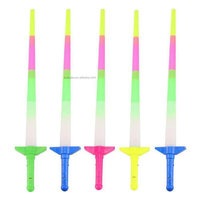 Sabres laser extensibles, épées lumineuses LED, bâtons lumineux miniatures qui brillent dans le noir, jouets clignotants pour enfants, fête d'anniversaire, Halloween