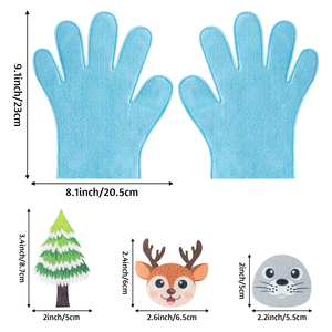 Vente en gros d'animaux feutre histoire marionnettes à doigt conte marionnette à main apprentissage précoce jeu de rôle gant marionnette pour enfants - Product Image 2