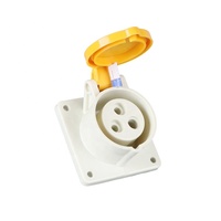 Prise de montage sur panneau industriel ZNG 3 broches 110V 16A ZNG-313-4 de prise femelle industrielle dissimulée