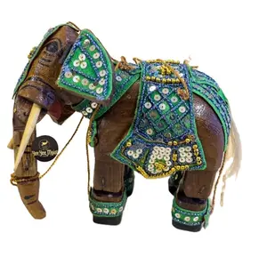 Myanmar Puppen industrie Brown Elephant Rope Puppet Entzückende Marionette String Puppet, um Ihr Sammlung produkt von TH hinzuzufügen