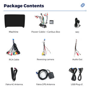 Lecteur multimédia d'autoradio DUDUAUTO pour <span class=keywords><strong>Audi</strong></span> <span class=keywords><strong>TT</strong></span> MK2 8J 2006 - 2014 Carplay 12 + 512G Navigation GPS - Product Image 2