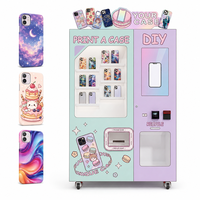 Distributeur automatique de coques de téléphone commercial pour centre commercial, machine à coques de téléphone avec impression personnalisée, kiosque de vente au détail